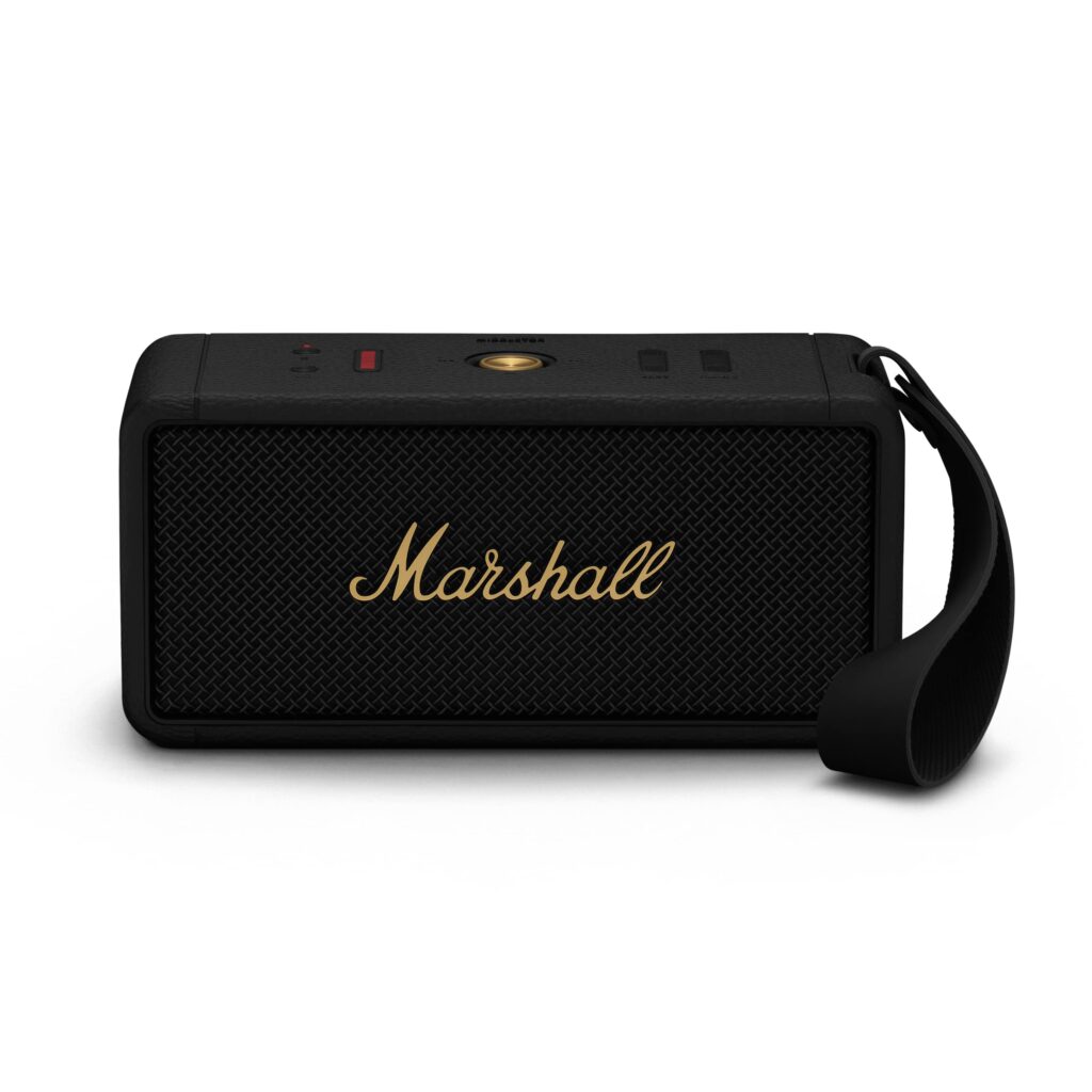 Marshall Middleton: Altavoz Bluetooth portátil con sonido poderoso y resistencia al agua