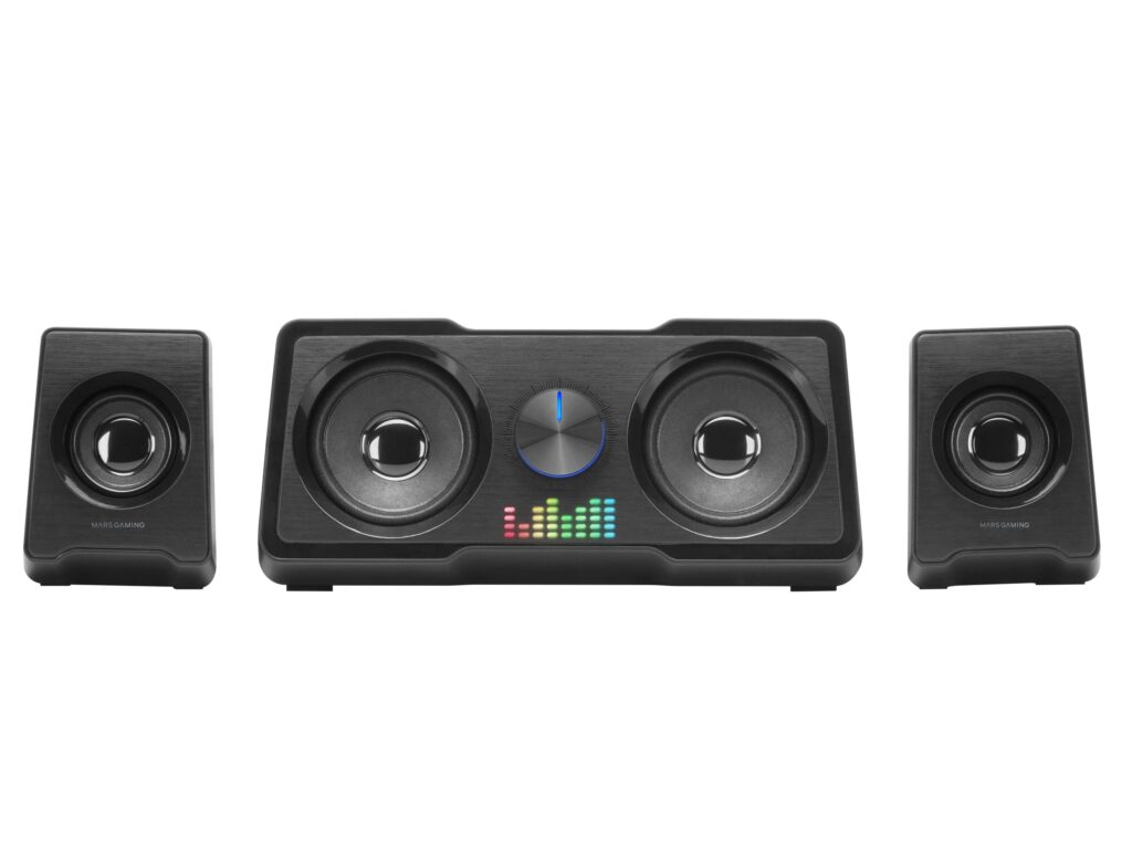 Altavoz Portátil Bluetooth Marsgaming MS-Flow, sonido potente y vibrante con estilo RGB
