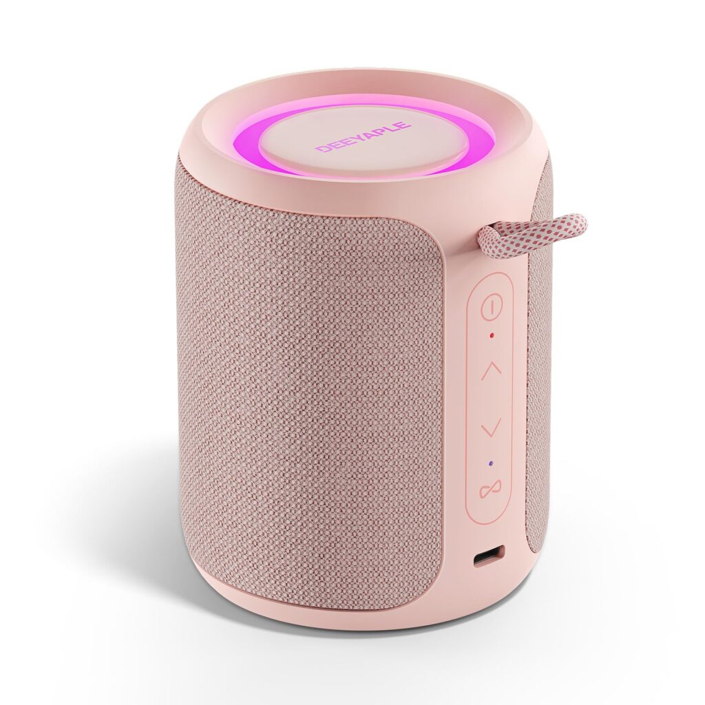 Deeyaple Altavoz Bluetooth portátil: música inalámbrica resistente al agua para tus aventuras