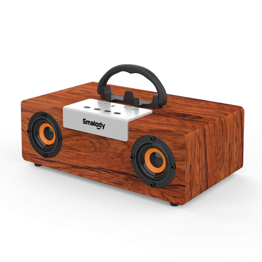 Descubre el Smalody Altavoz Bluetooth Retro, música potente y estilo vintage para tus fiestas