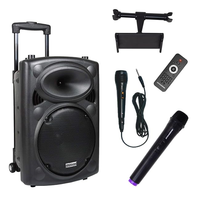 Dynasonic Dynapro 12 Plus: Altavoz Bluetooth Profesional con Potencia y Versatilidad Inigualables