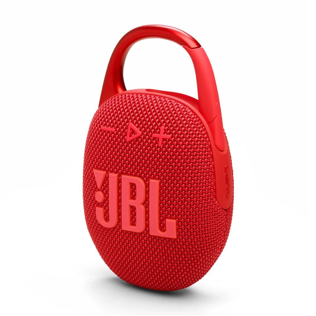 JBL Clip 5: Altavoz portátil resistente al agua con sonido impresionante y larga duración