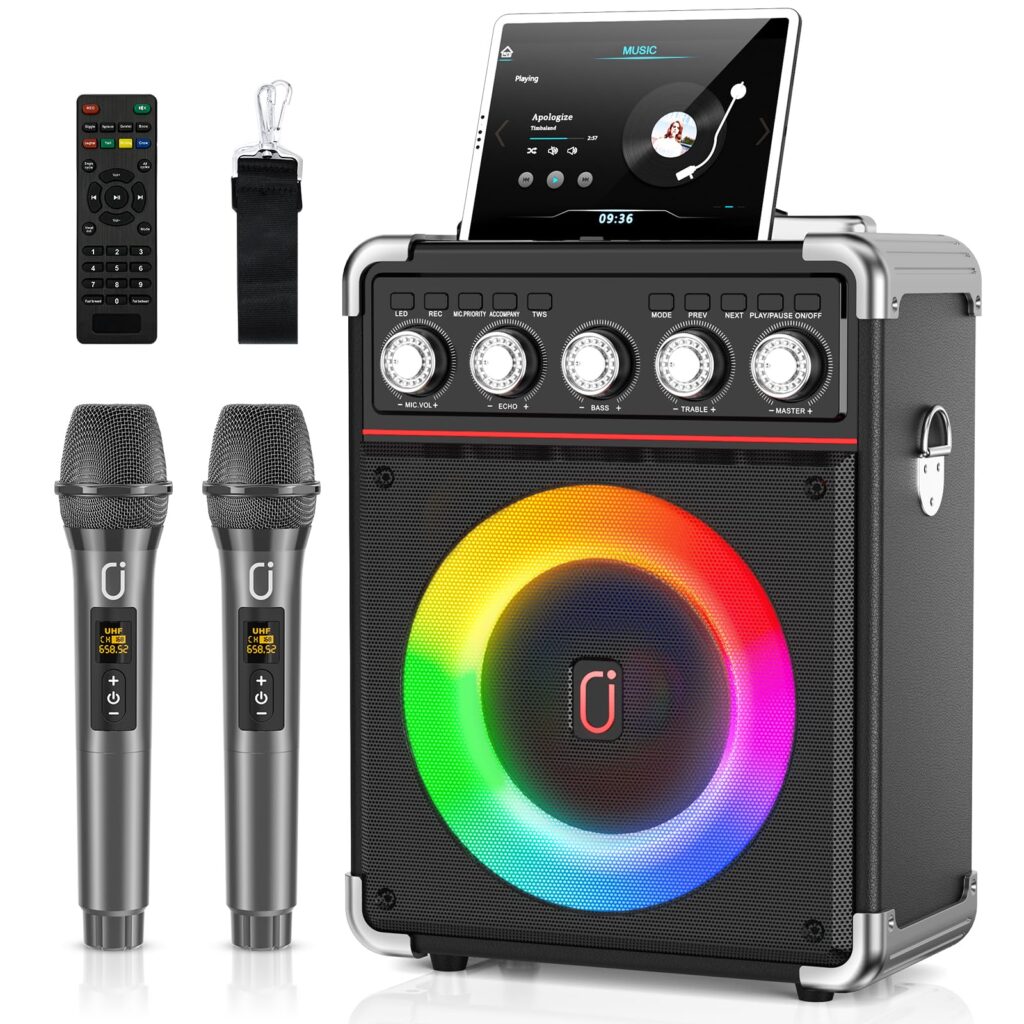 JYX Karaoke: Disfruta de la Experiencia de Cantar con Dos Micrófonos Inalámbricos