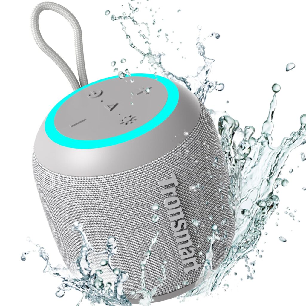 Tronsmart T7 Mini: Altavoz Bluetooth Portátil con Sonido Estéreo y Resistencia al Agua